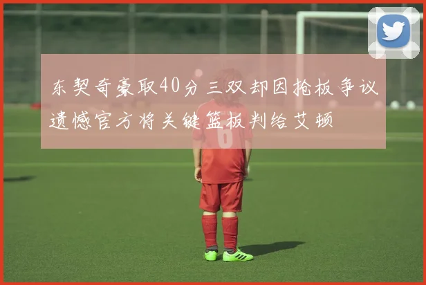 东契奇豪取40分三双却因抢板争议遗憾官方将关键篮板判给艾顿