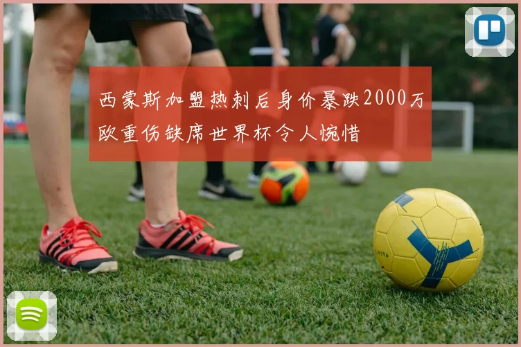 西蒙斯加盟热刺后身价暴跌2000万欧重伤缺席世界杯令人惋惜