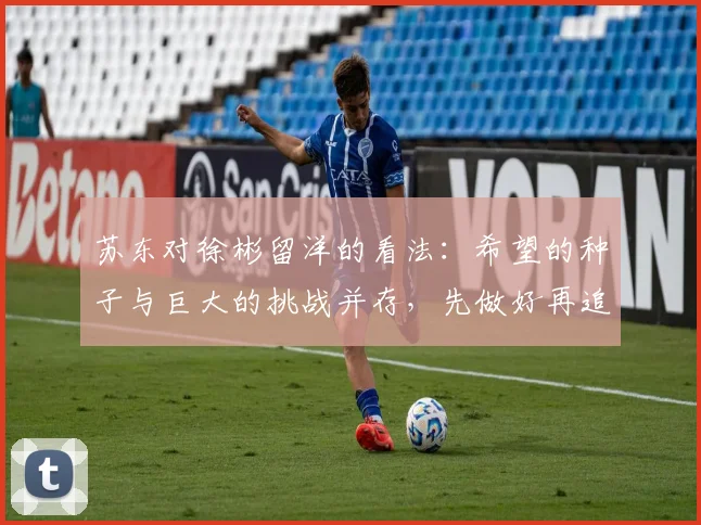 苏东对徐彬留洋的看法：希望的种子与巨大的挑战并存，先做好再追求完美